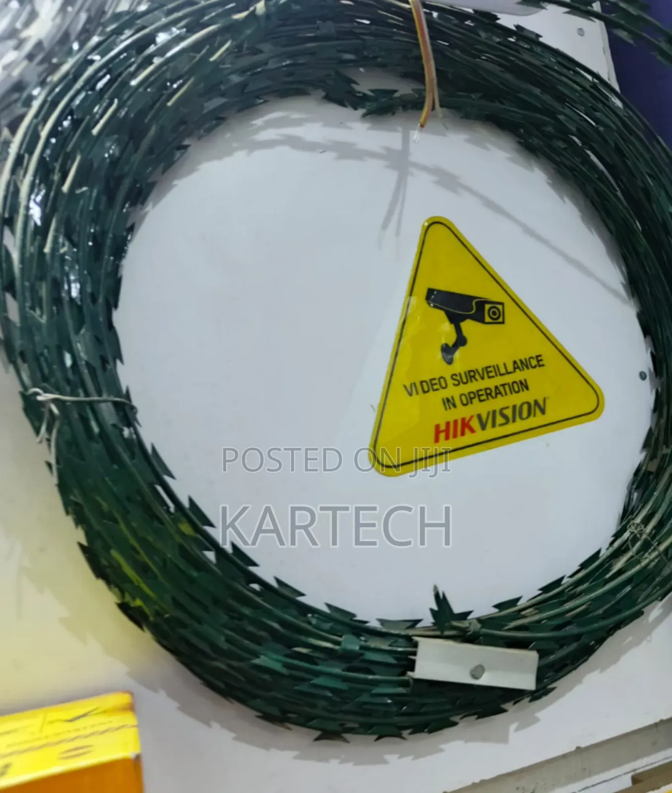 Heavy Duty Green Razor Wire