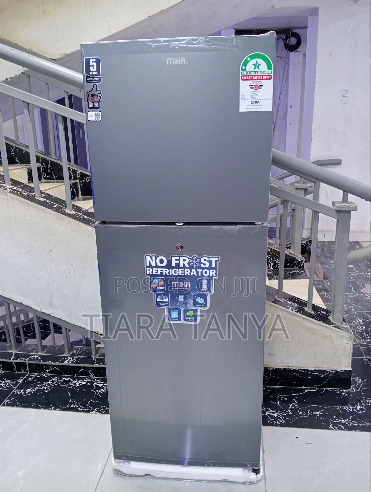 Mika 202 Litres No Frost Double Door Fridge
