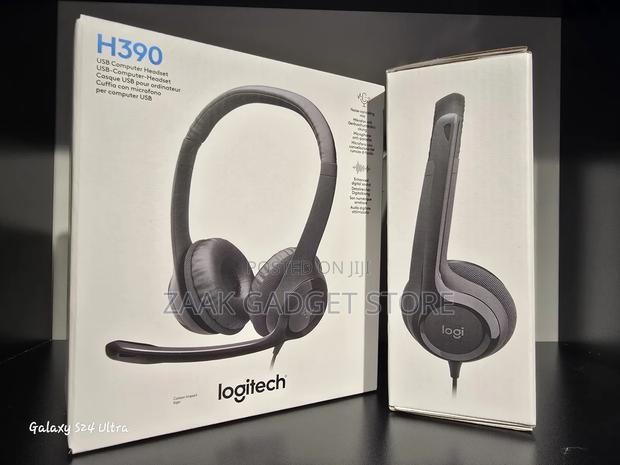 Wired Stereo Headset Designed to Use With Computer -Logitech H 390
