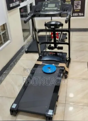 Treadmill Comes With 2pcs Neoprine Dumbells 1kg Each, Massage Belt