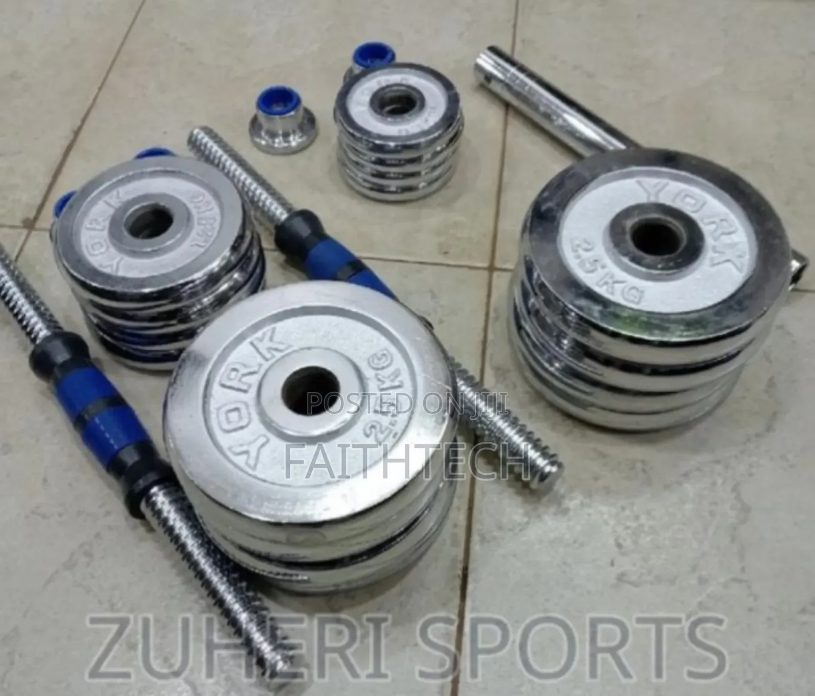 30kg Adjustable Dumbell Barbell Weight Set