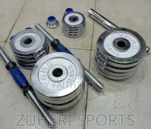 30kg Adjustable Dumbell Barbell Weight Set