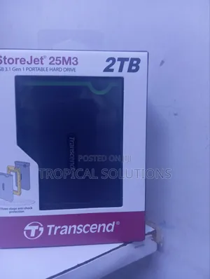 Transcend Portable Harddrive Available 2tb HDD