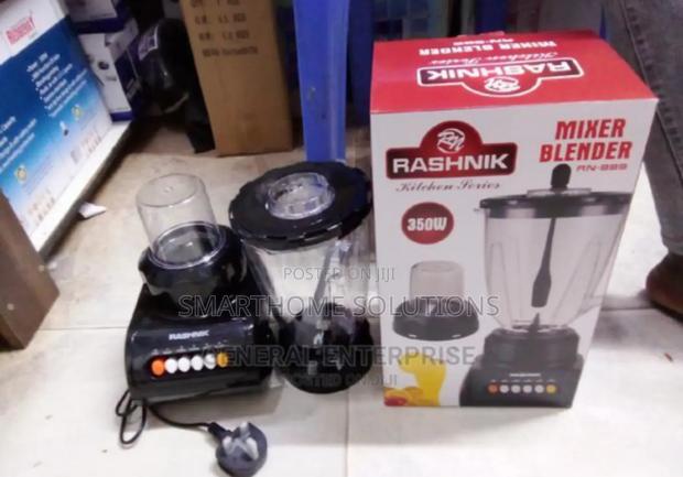 Black Rashnik 2in1 Blender. With Grinder. - main view