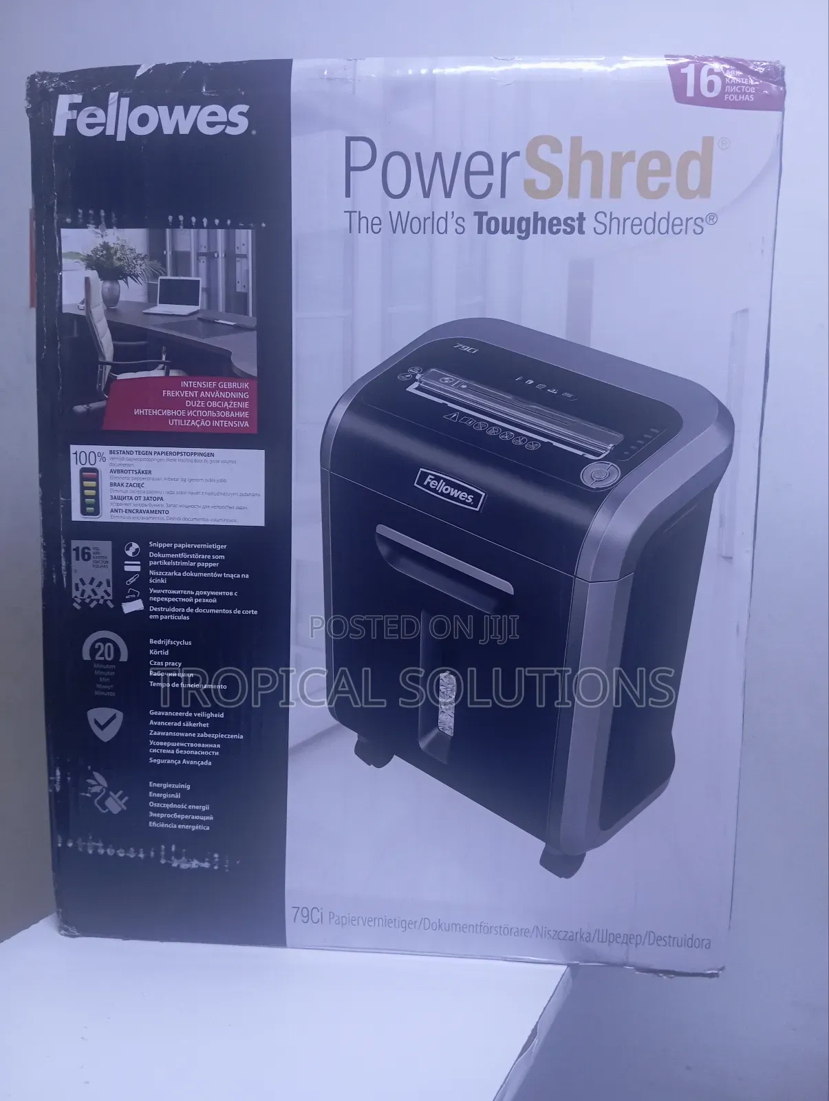 Paper Shredder Fellowes 16 Sheet Available