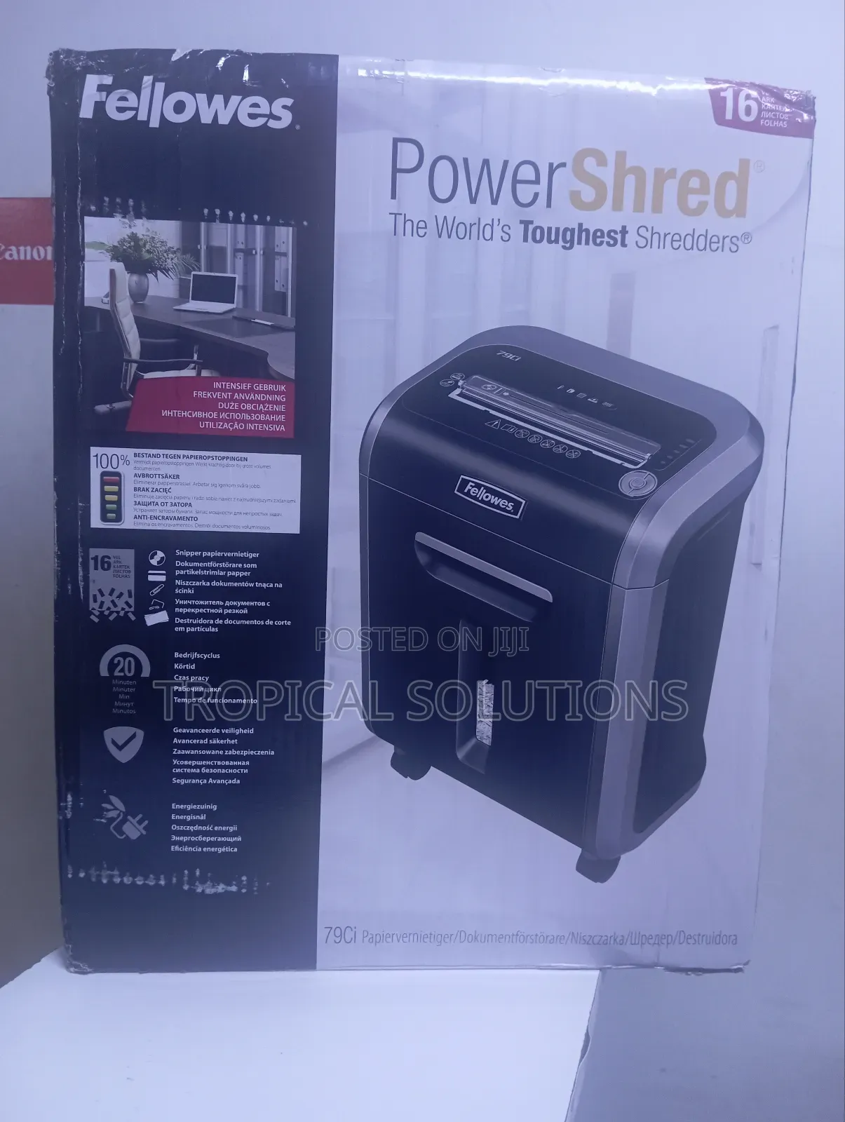Paper Shredder Fellowes 16 Sheet Available