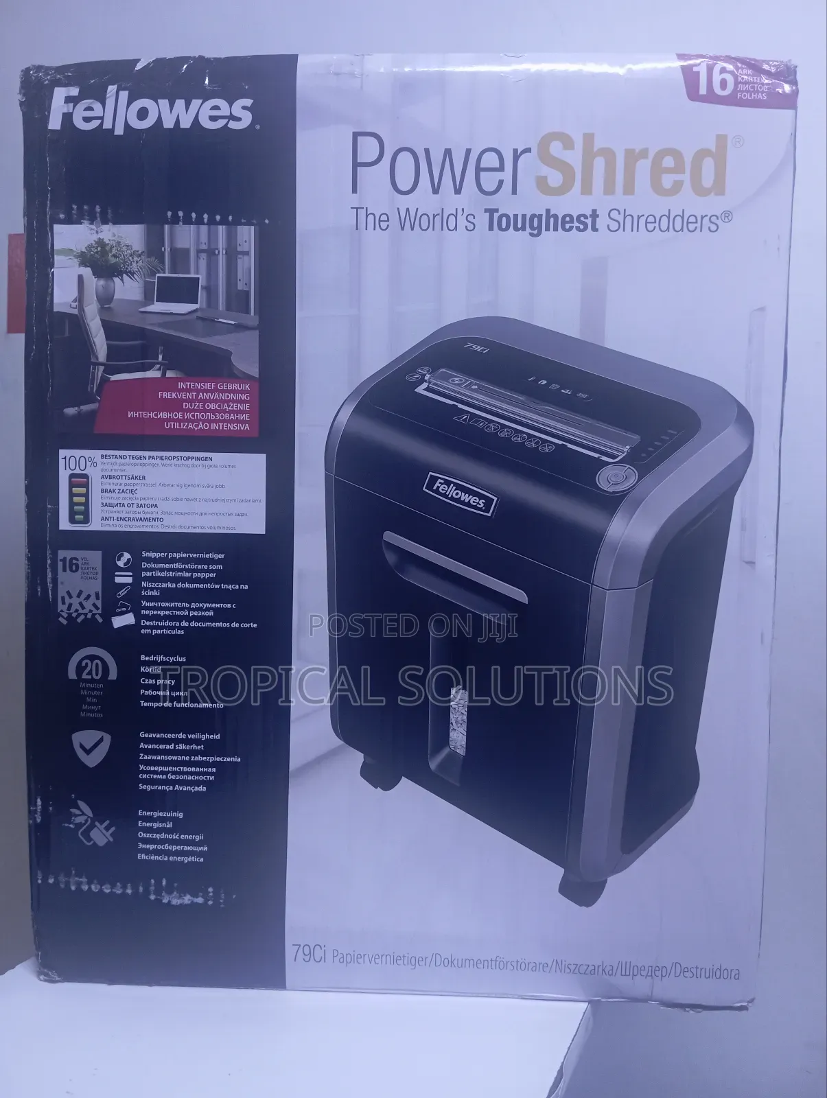 Paper Shredder Fellowes 16 Sheet Available