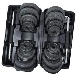 30kg Adjustable Dumbell Barbell Weight Set