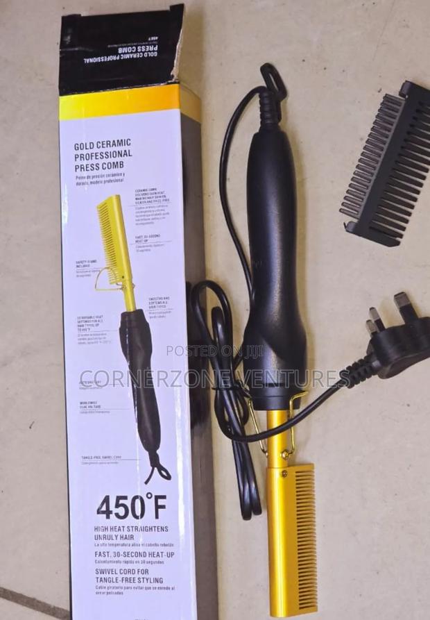 Electric Hot Comb / Hot Comb / Press Comb - main view
