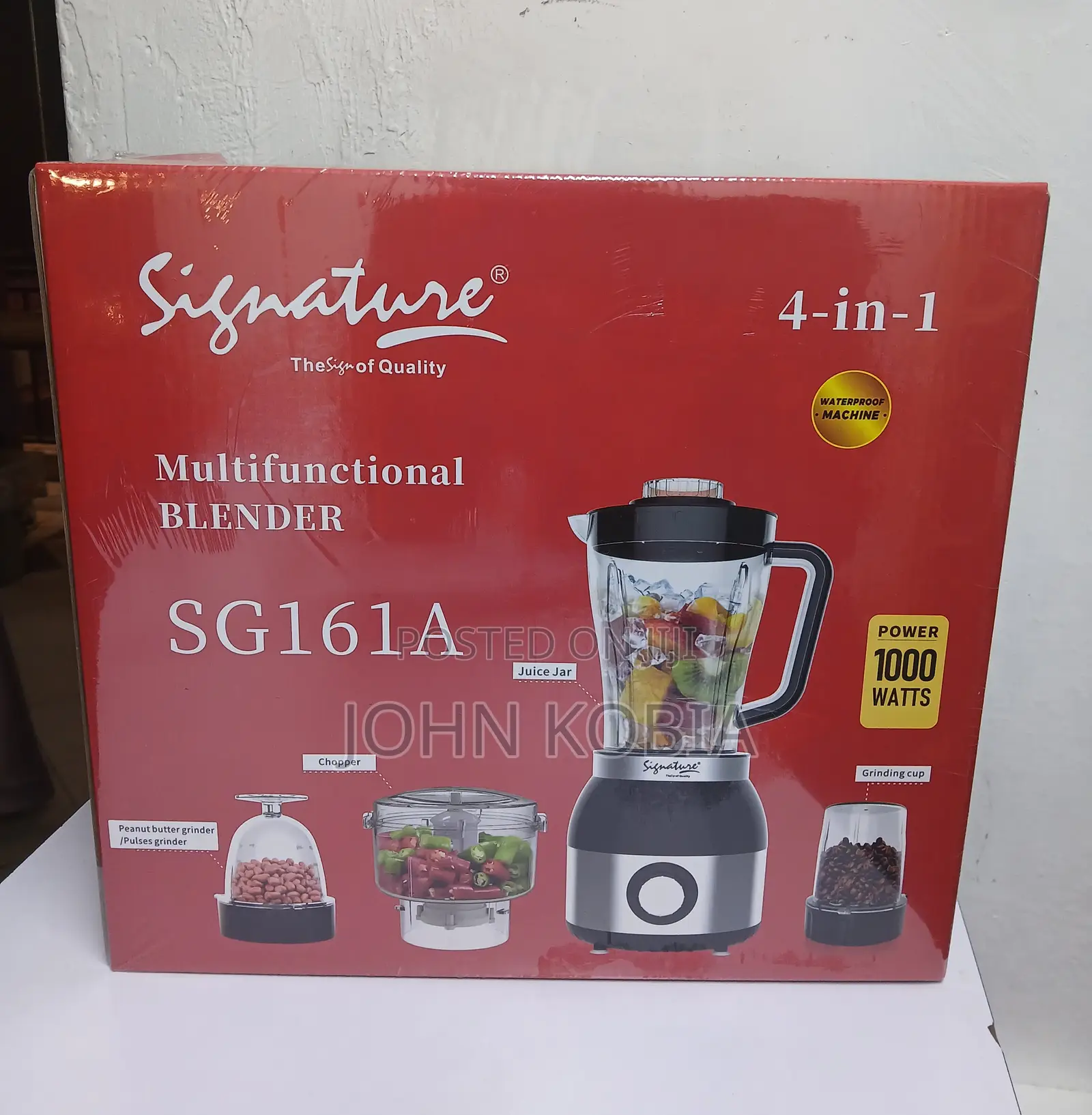 Signature 4-in-1 Multifunction Blender 1000w