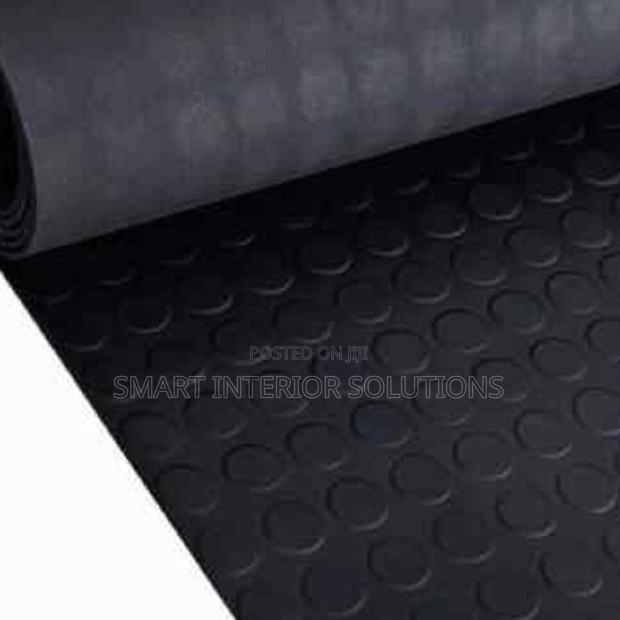 Durable Black Coin Carpet