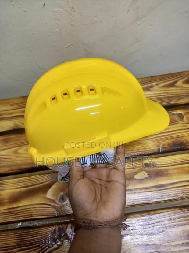 Yellow With Strap Vaultex En Standard Helmet