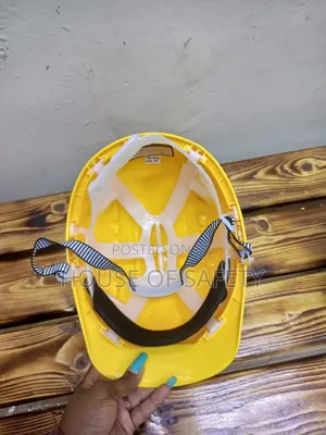 Yellow With Strap Vaultex En Standard Helmet