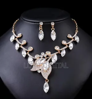Rhinestone Matching Jewellery Sets * Necklace Earrings