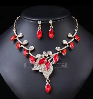 Rhinestone Matching Jewellery Sets * Necklace Earrings