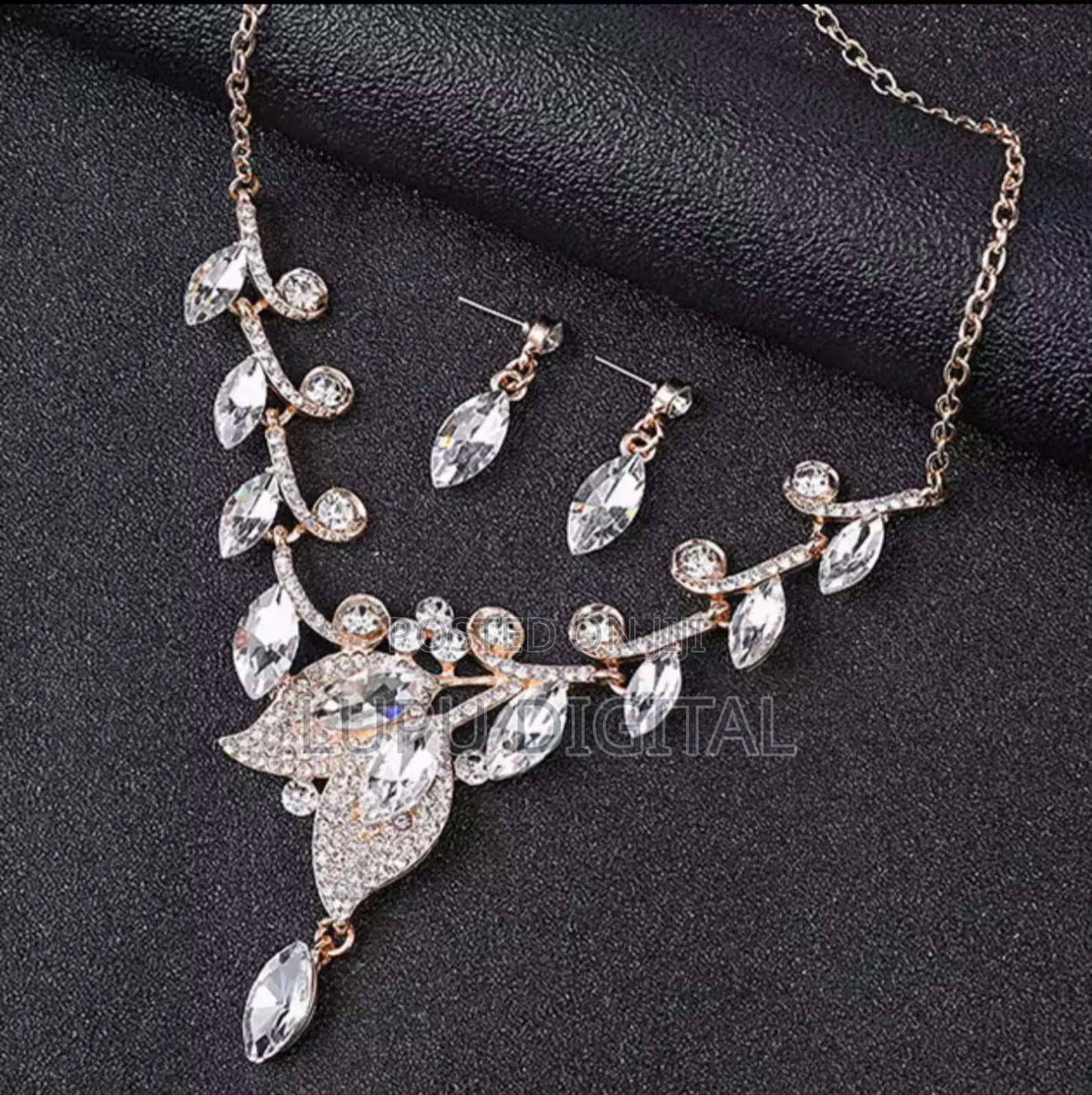 Rhinestone Matching Jewellery Sets * Necklace Earrings