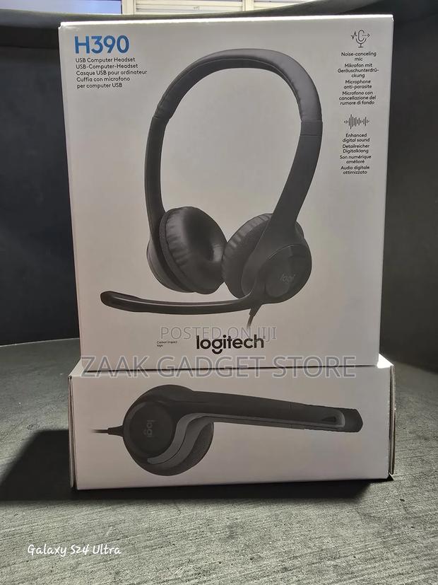 Logitech Usb Headset H390 With Noise Canceling Mic - main view