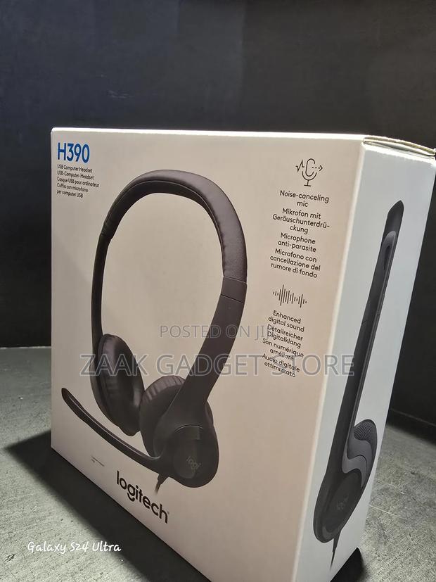 Logitech Usb Headset H390 With Noise Canceling Mic - thumbnail 3
