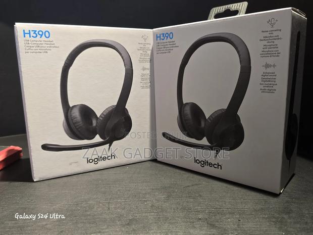 Logitech Usb Headset H390 With Noise Canceling Mic - thumbnail 4