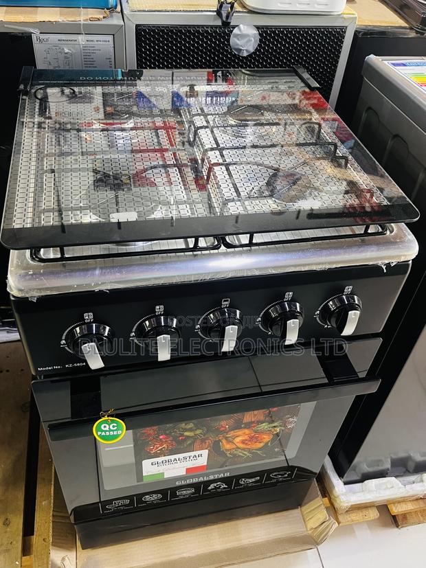 Global Star 4-Burner Gas Cooker and Oven - main view