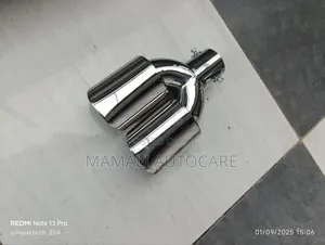 Car Exhaust Extension Universal Double Tip Sporty Upgrade