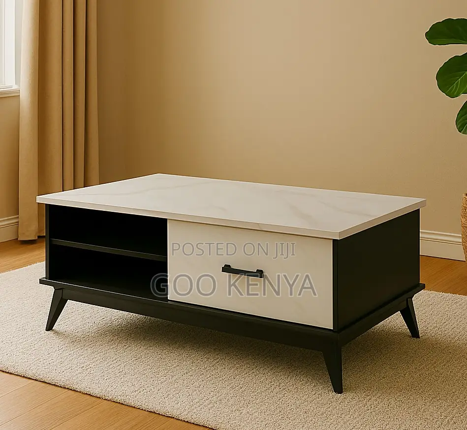 Coffee Table; Multi-Functional Marble Dinning and Coffee Table