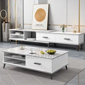 Coffee Table; Multi-Functional Marble Dinning and Coffee Table