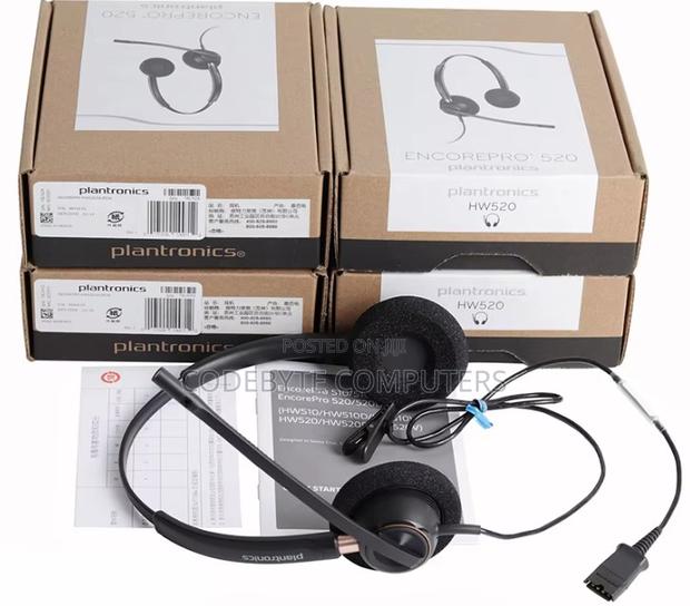 Hw520 Plantronics Poly Hw520 Encorepro Wideband Headset - main view