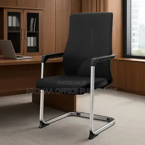 Office Seat: Black Conference/Visitor Hippo Seat