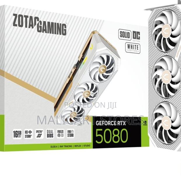 Zotac Gaming Geforce RTX 5080 Solid Oc White Edition - main view