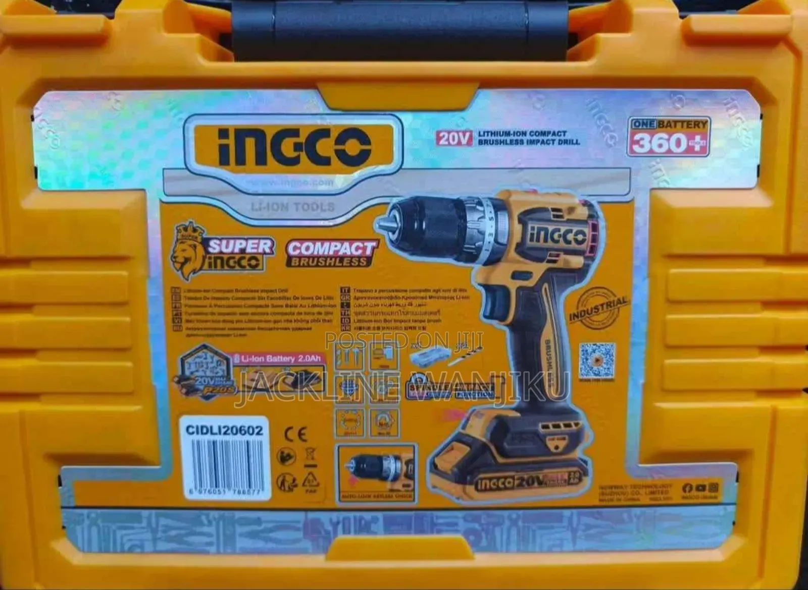 Rechargeable Ingco Drill /.20v Ingco Drill Rechargeable