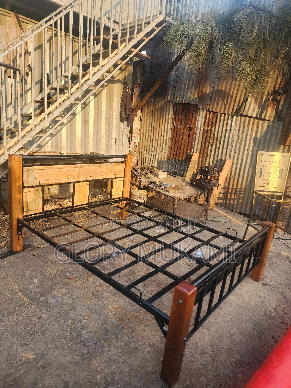 5by6 Home Made Metallic Bed