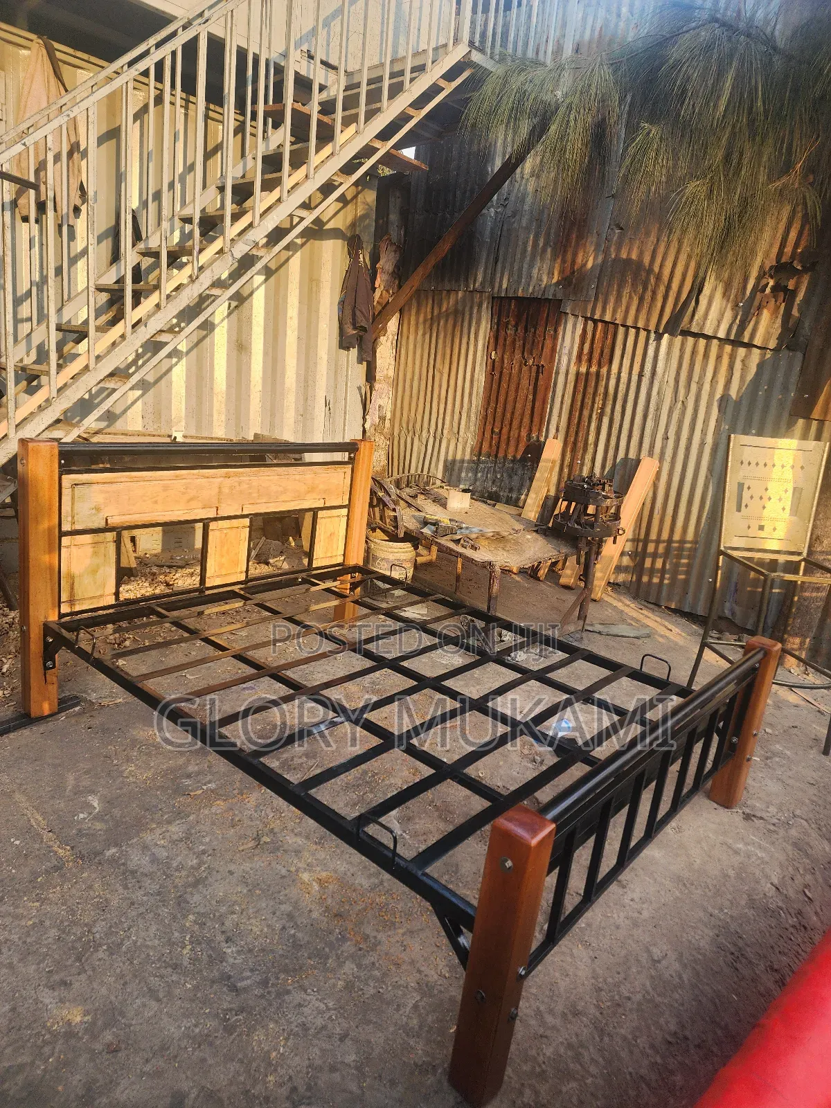 5by6 Home Made Metallic Bed
