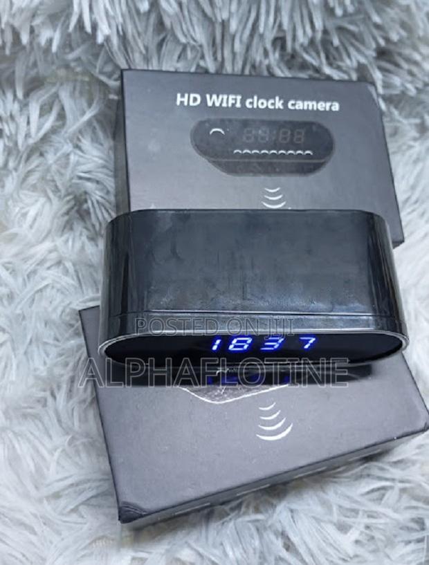 Home Surveillance Digital Table Clock - main view