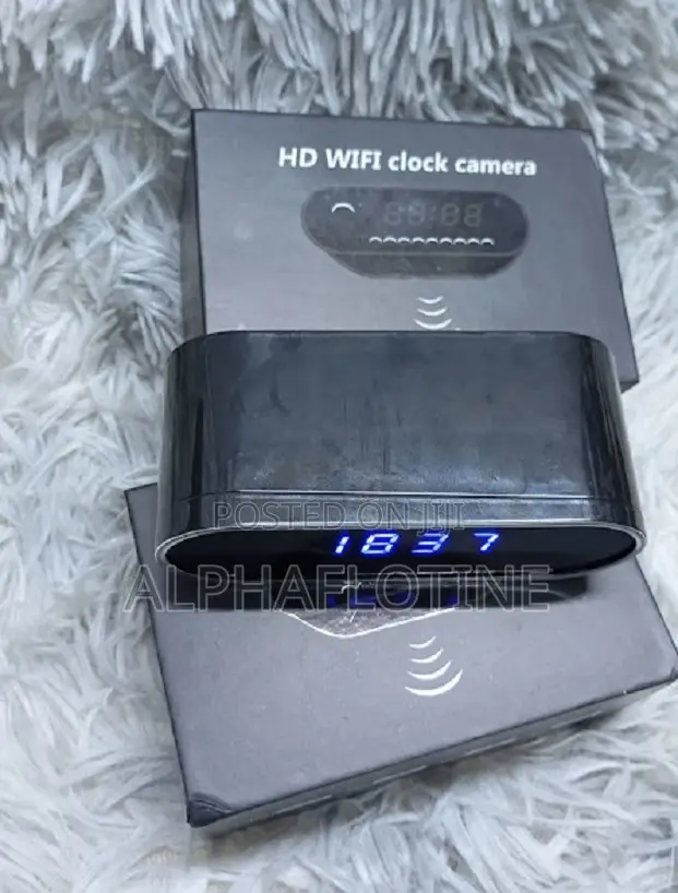 Home Surveillance Digital Table Clock