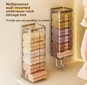 Wall-Mounted Socks Underwear Storage Box