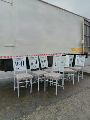 Light Grey Hotel Restaurant Chairs With Coated Frame - main view