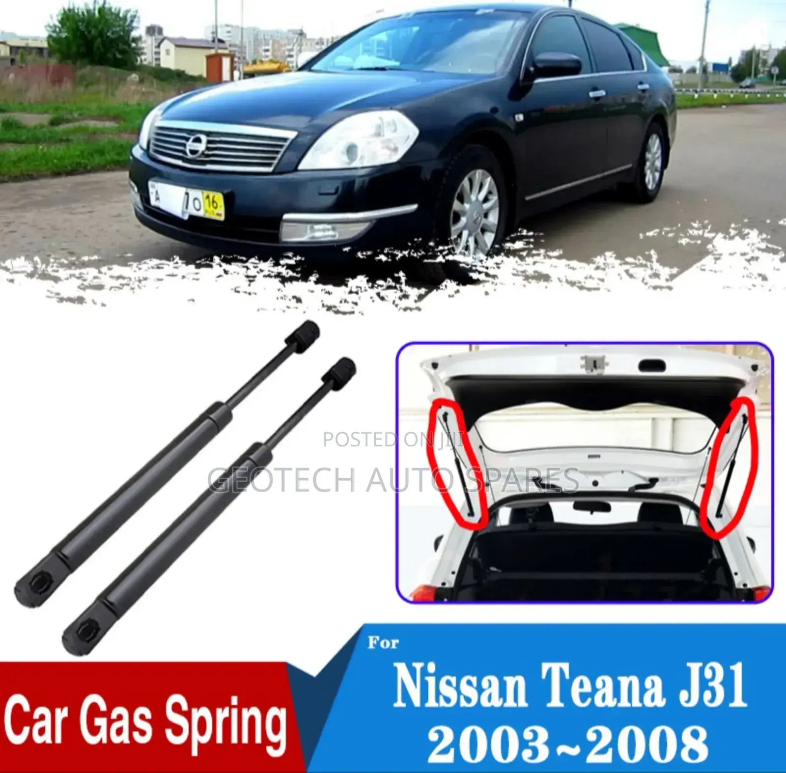 Nissan Teana J32 Boot Shocks