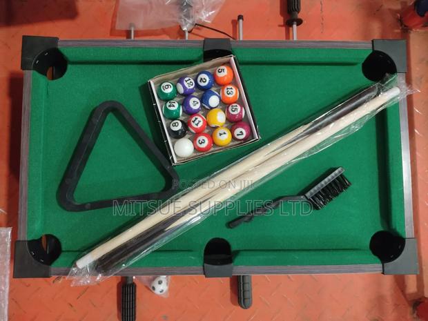 5 in 1 Top Game W/Mini Pool Table,Table Tennis,Chess,Fball Backgammon - thumbnail 2