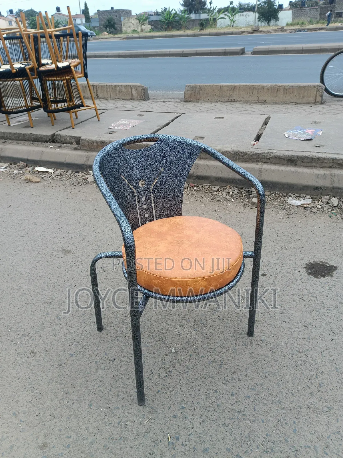 Classy Laser Cut Powder Coated Restaurant/ Hotel Chairs 