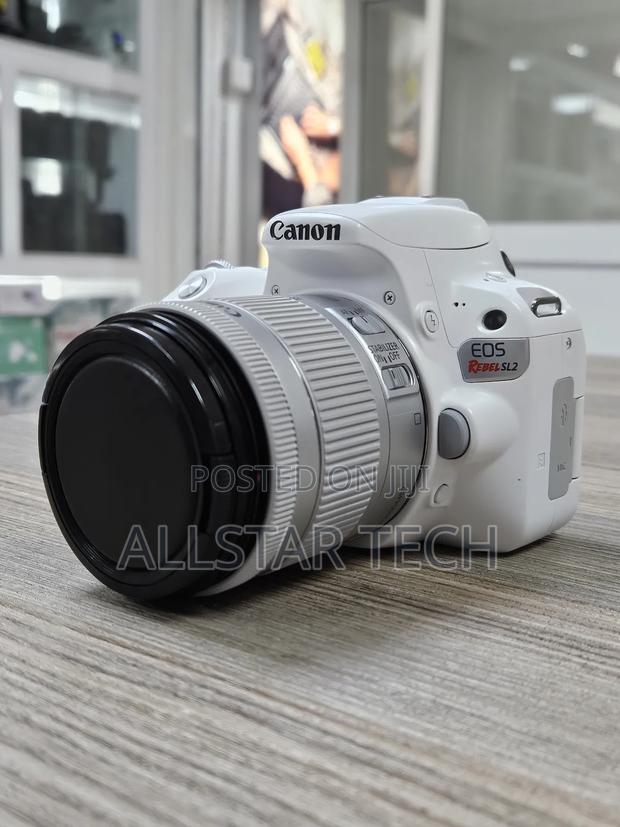 Canon Eos Rebel Sl2 DSLR Camera With 18-55mm (White)