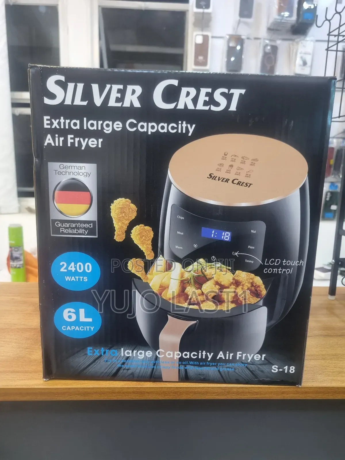 “6 Litres Silver Crest Air Fryer –