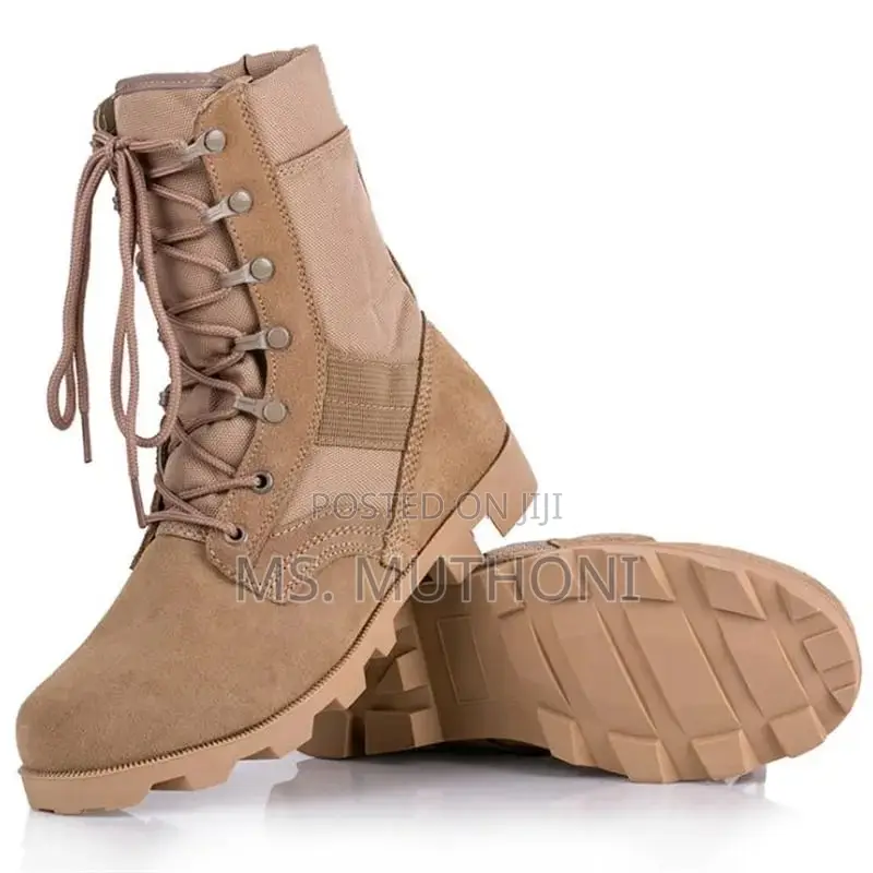 High-Top Military Boots 'Black / Jungle / Brown Sizes 40-45