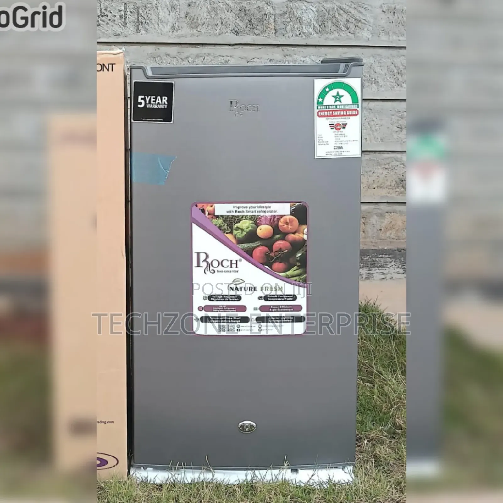 Roch RFR-120-S-I Single Door Fridge 95 Litres Led Lights 