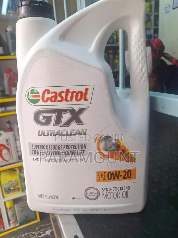 0w-20 Synthetic Blend Castrol Oil.