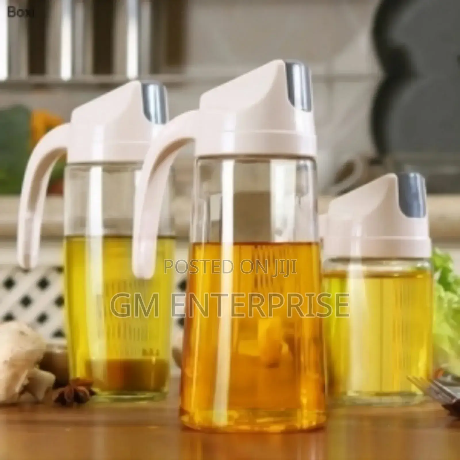 Automatic Open and Close 600ml Oil Dispenser