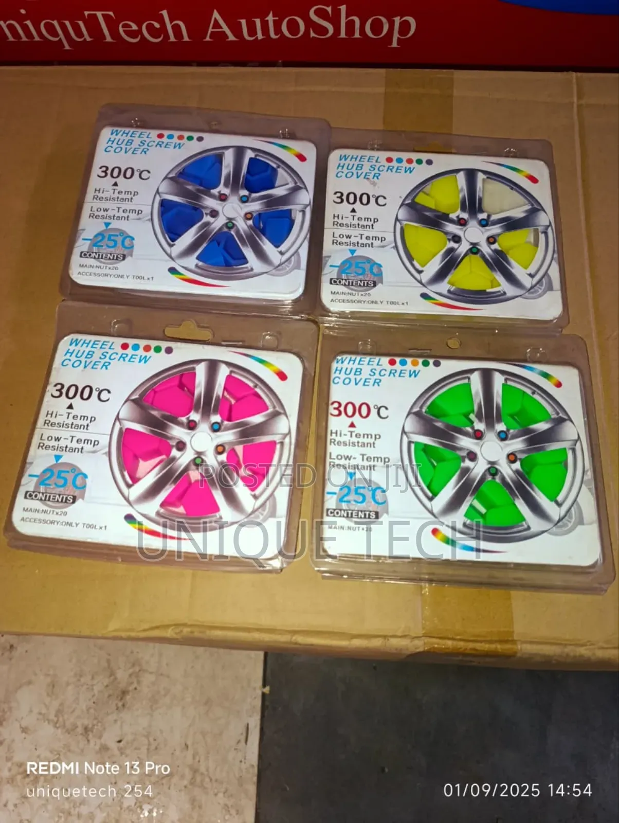Car Nut Cover Caps Universal Set Decorative And Protective