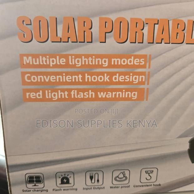 Solar Torch Rechargeable Digital Usb / Solar Panel Lamp Flashlights - thumbnail 11
