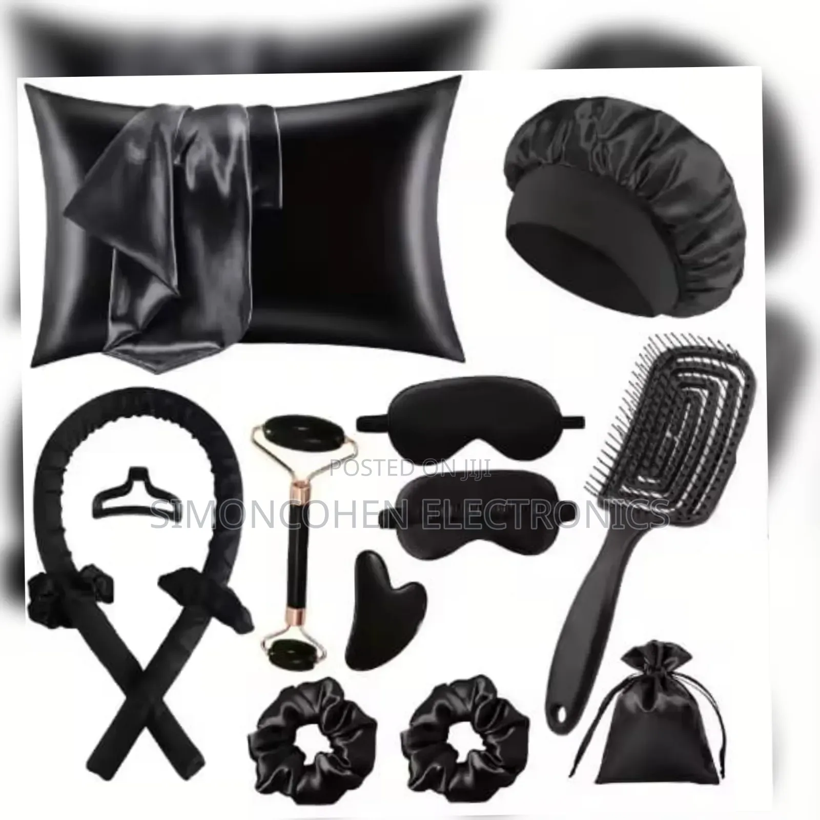 13pcs Satin Silk Beauty Sleep Set