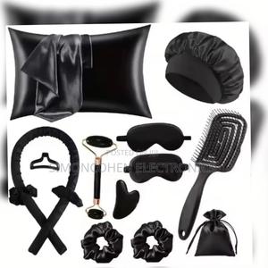 13pcs Satin Silk Beauty Sleep Set - thumbnail 2